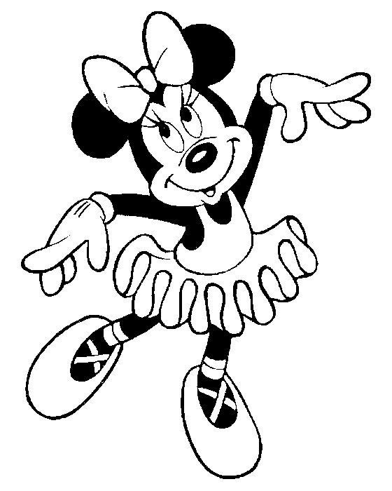 36 dessins de coloriage Minnie à imprimer coloriage minnie