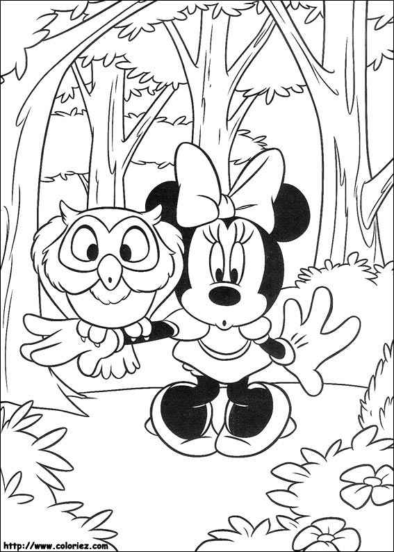 coffret coloriage  dessiner minnie