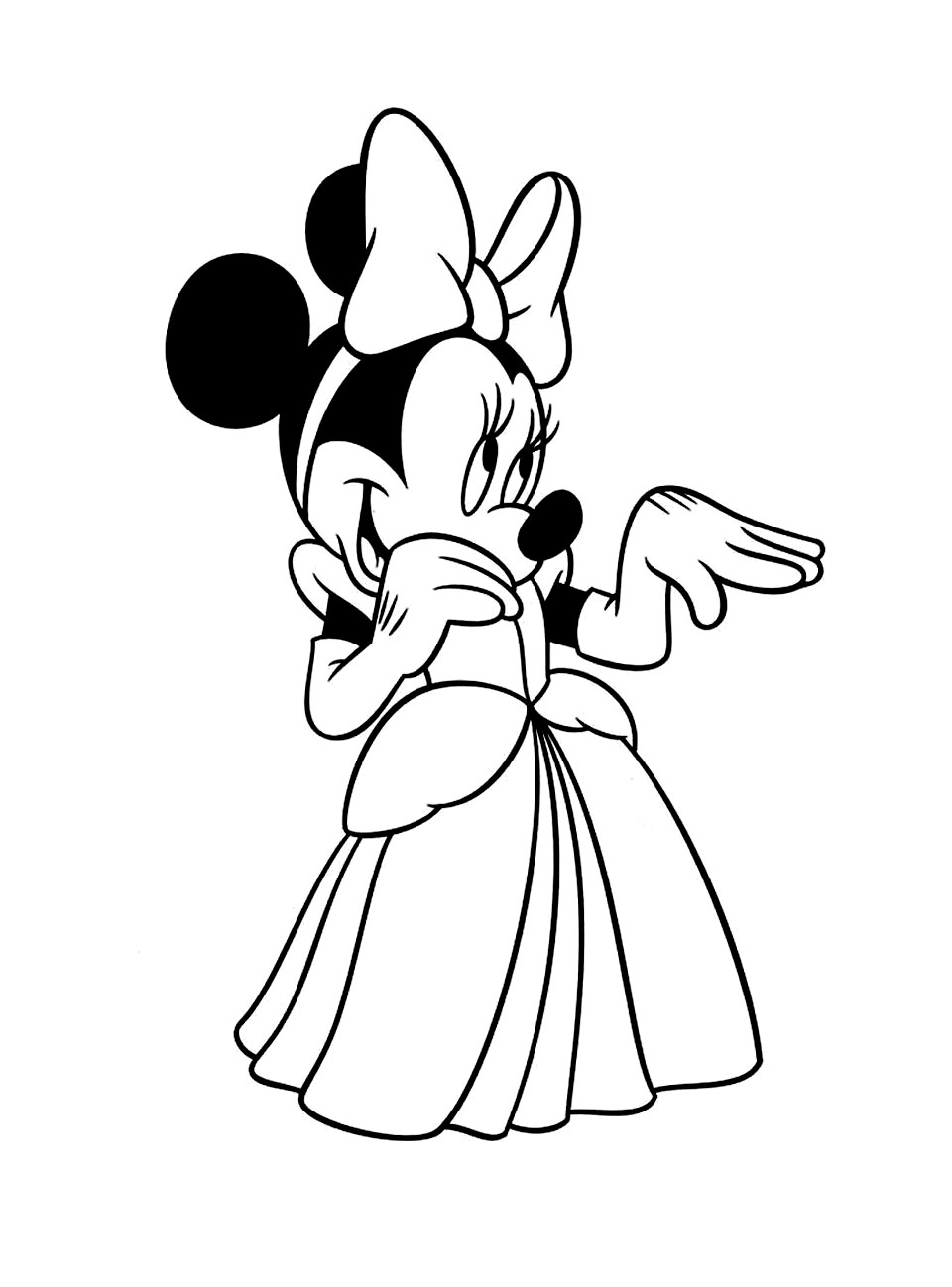 coloriage minnie