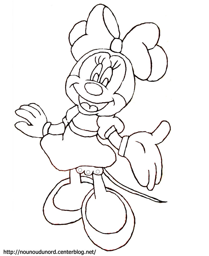 coloriage minnie