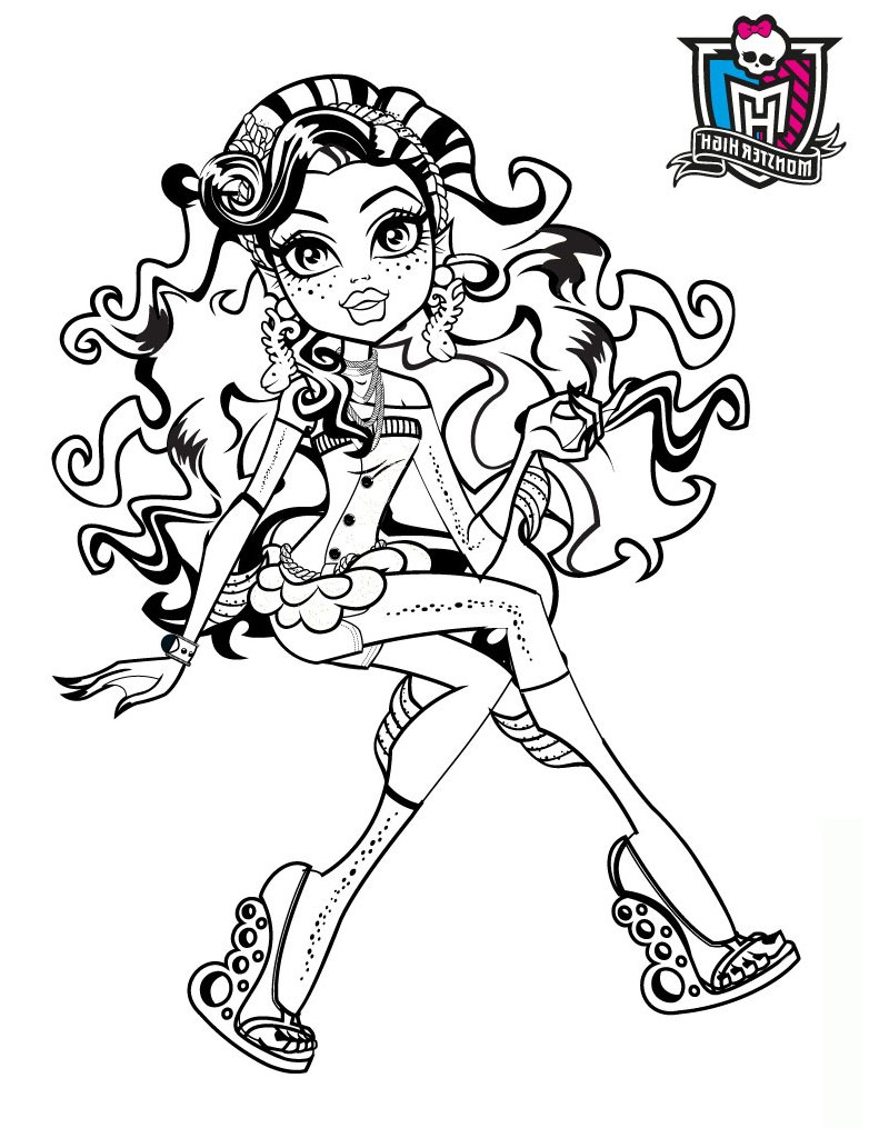 coloriage monster high a colorier