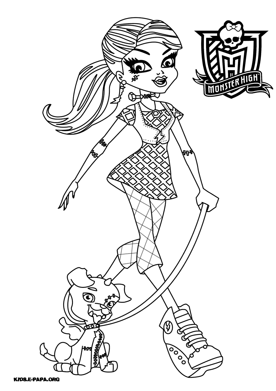 coloriage monster high a imprimer