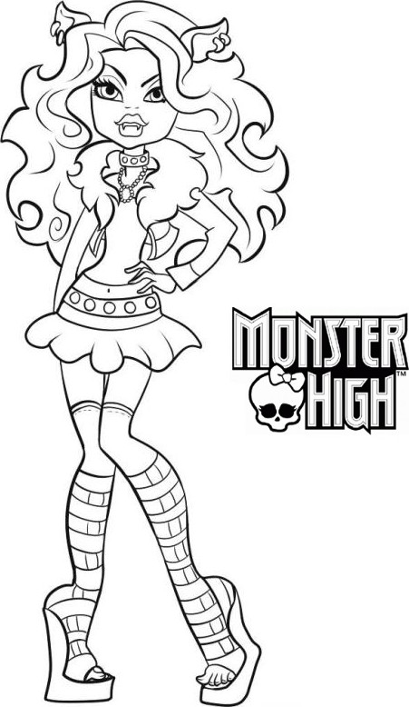 coloriage monster high a imprimer