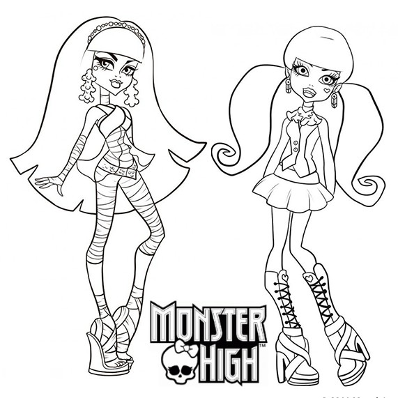 coloriage monster high a imprimer