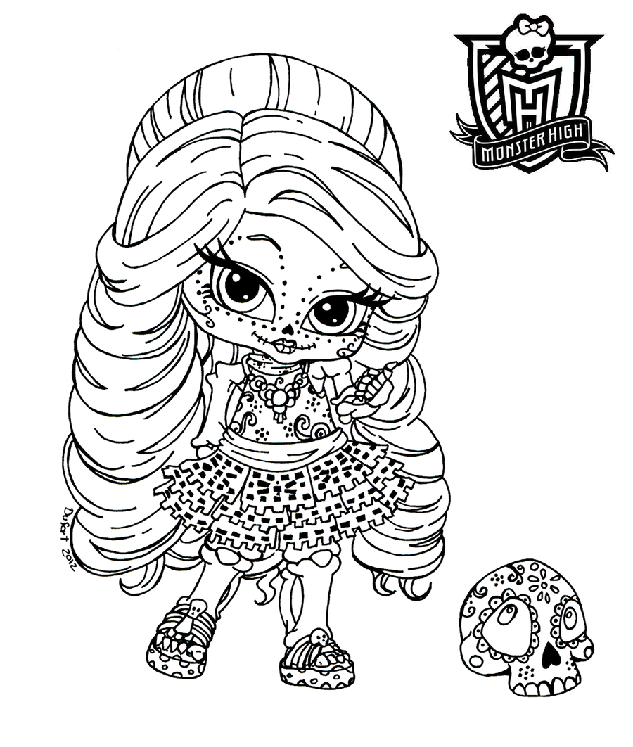 baby ever after high coloring pages - photo #20