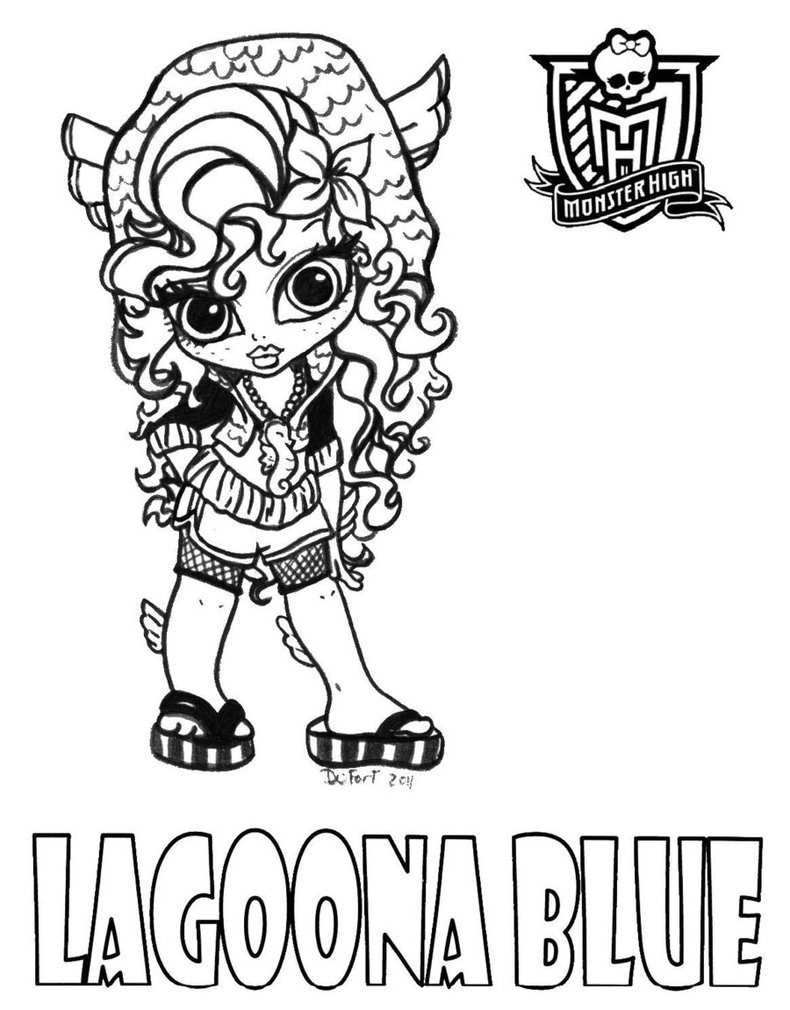 Dessins   imprimer Monster High Bébé   colorier Voir le dessin