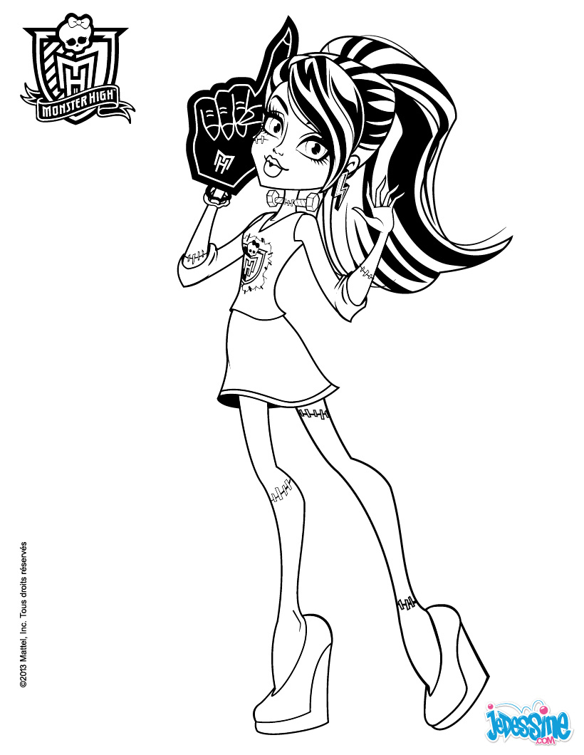 coloriage monster high draculaura