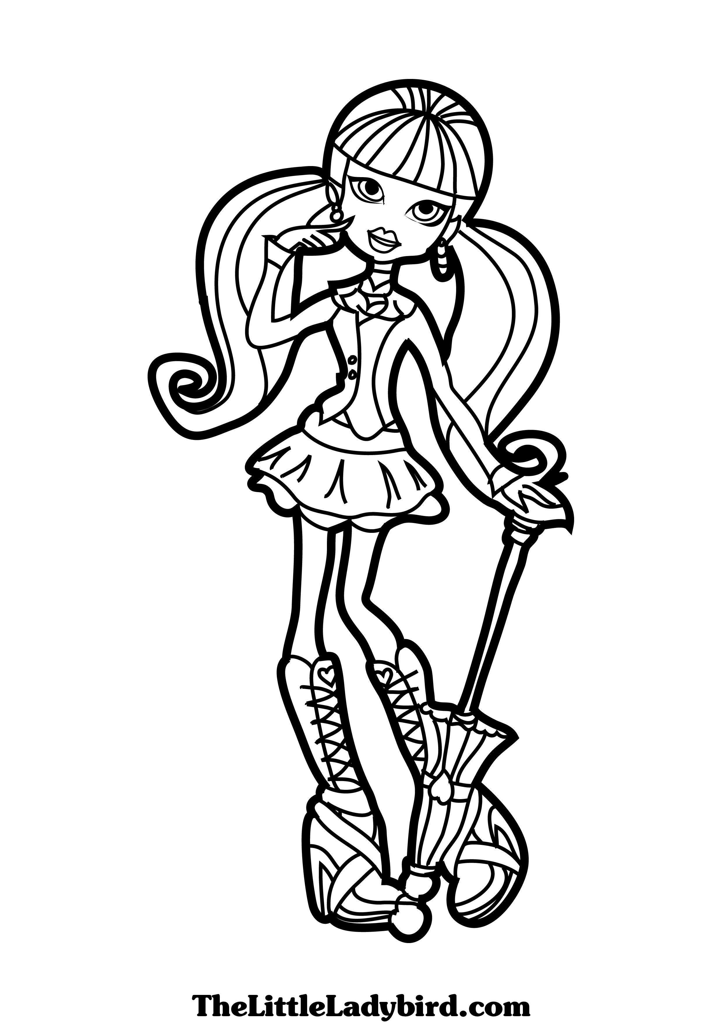 Unique Dessin A Colorier Et A Imprimer De Monster High