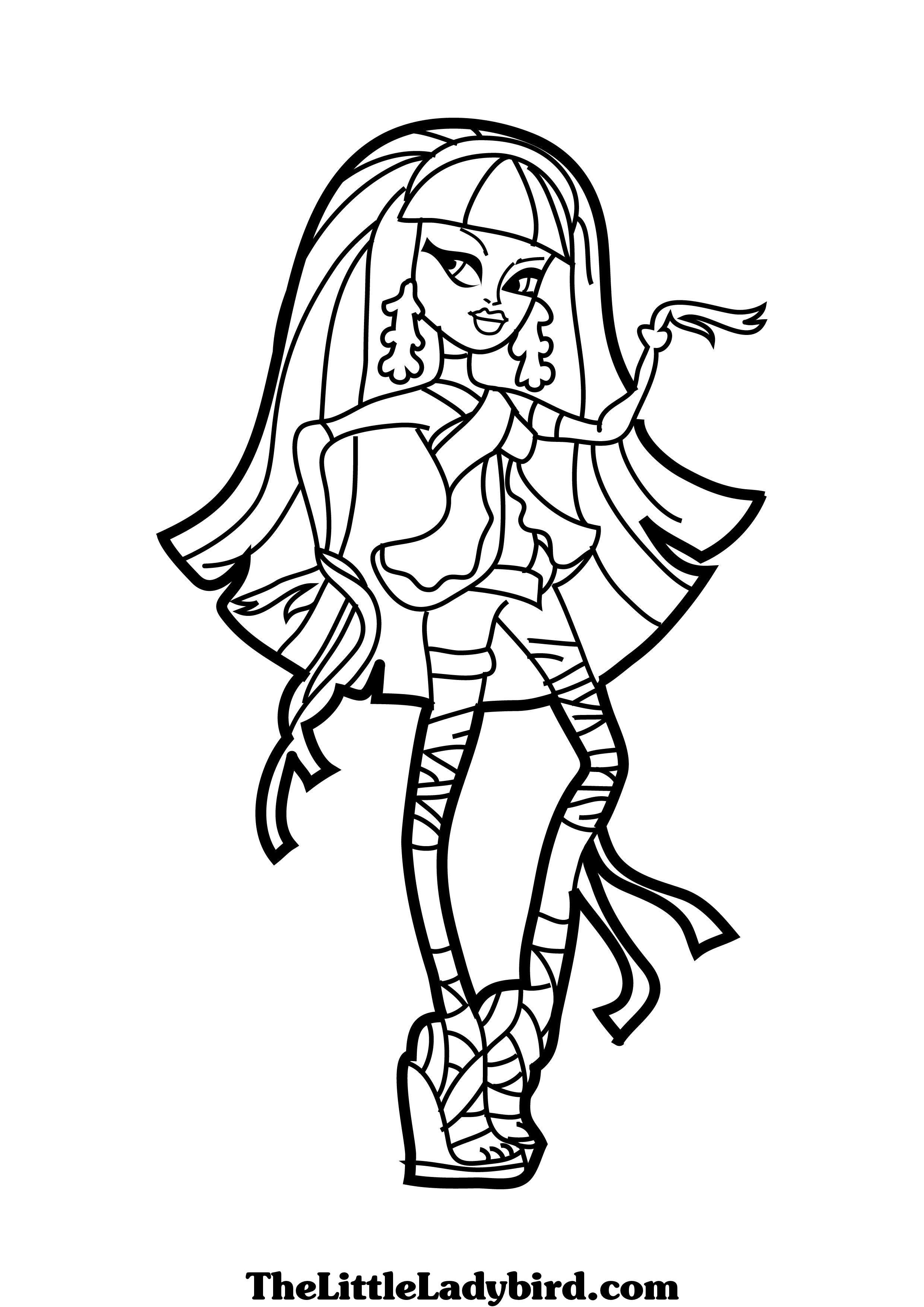 Coloriage Animaux Monster High