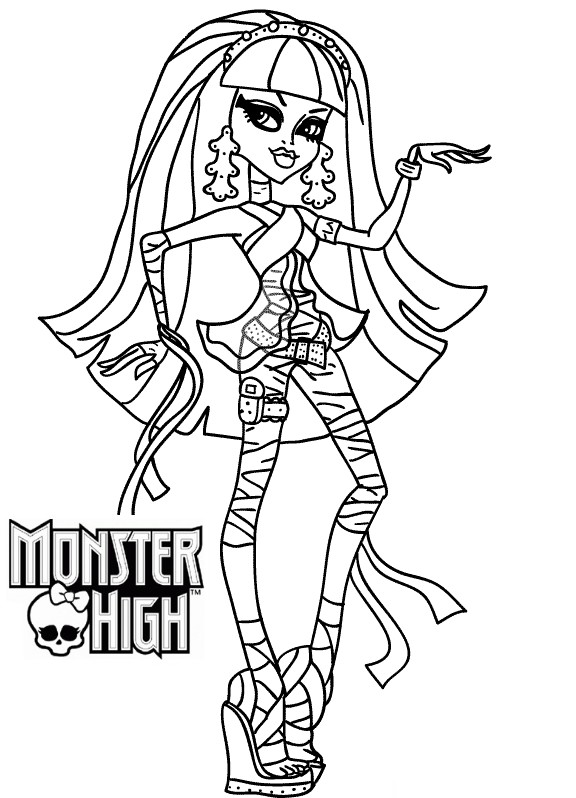 coloriage a imprimer monster high a imprimer