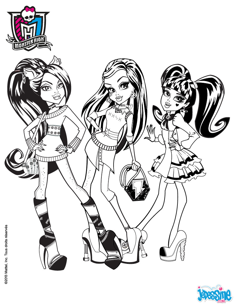 coloriage monster high interactif