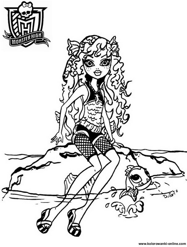 coloriage monster high 13 wishes