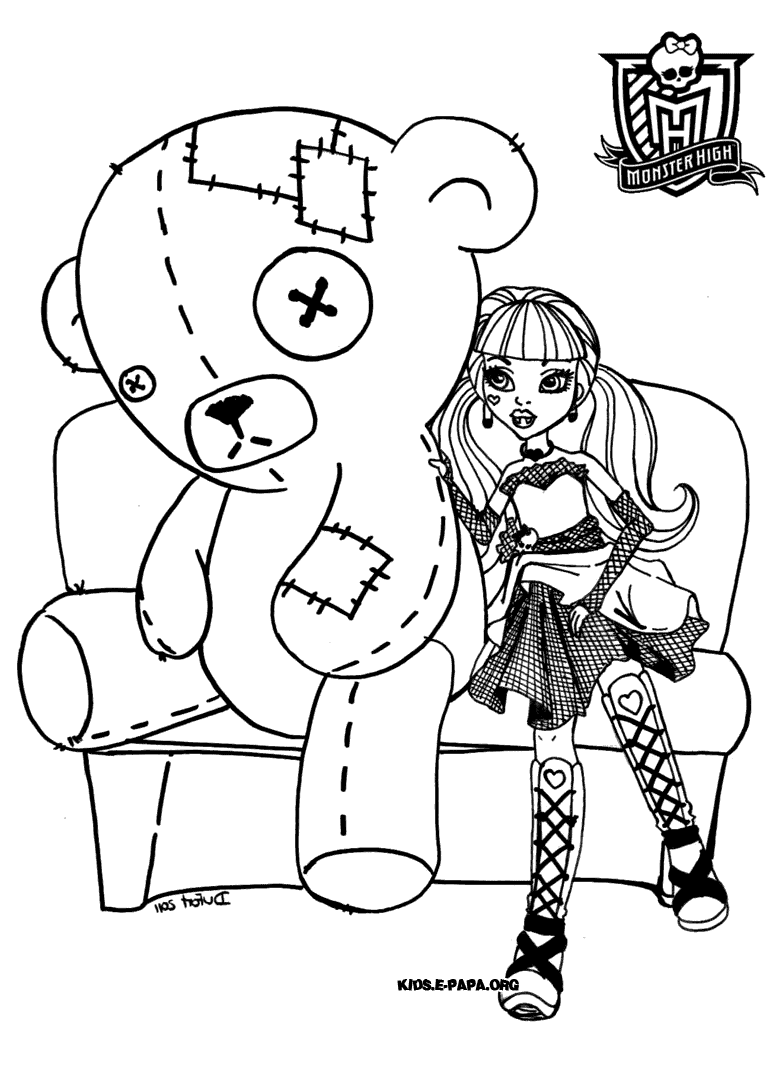 jeux et coloriage monster high