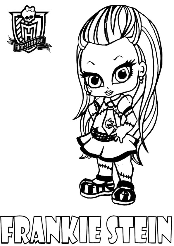 coloriage monster high spectra