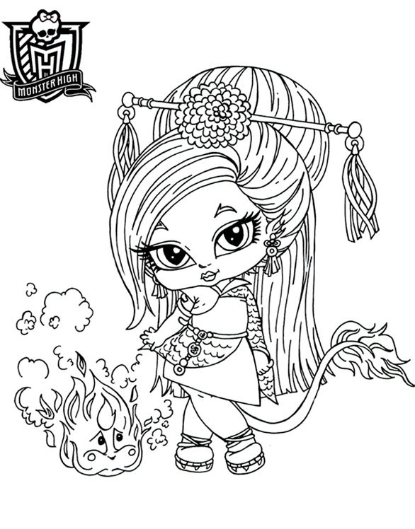 faire un coloriage monster high