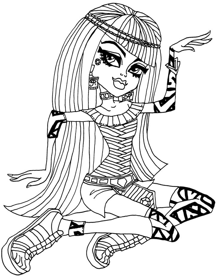 1001 coloriage monster high