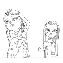 coloriage monster high jinafire