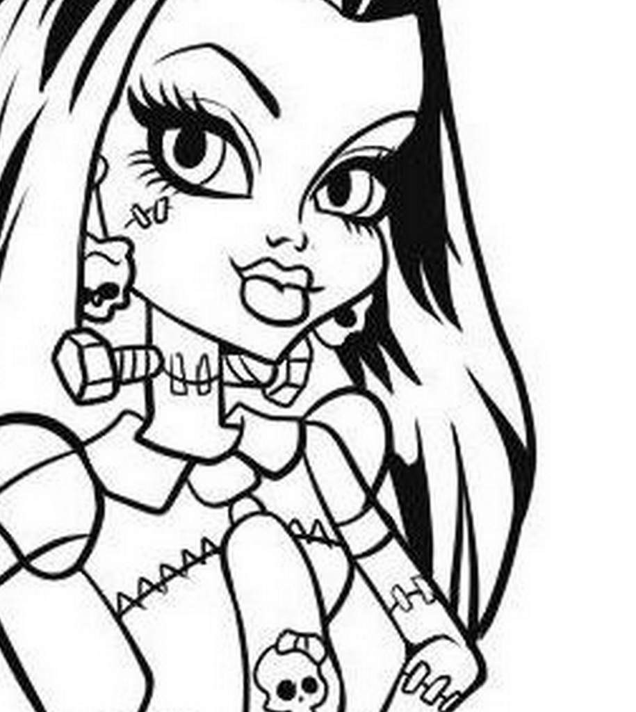 coloriage a imprimer monster high baby