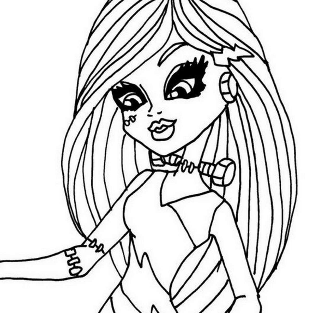 coloriage a imprimer monster high operetta