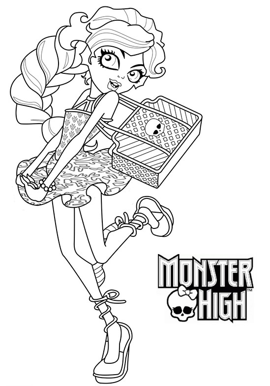 Coloriage Monster High Sur Hugo Lescargot