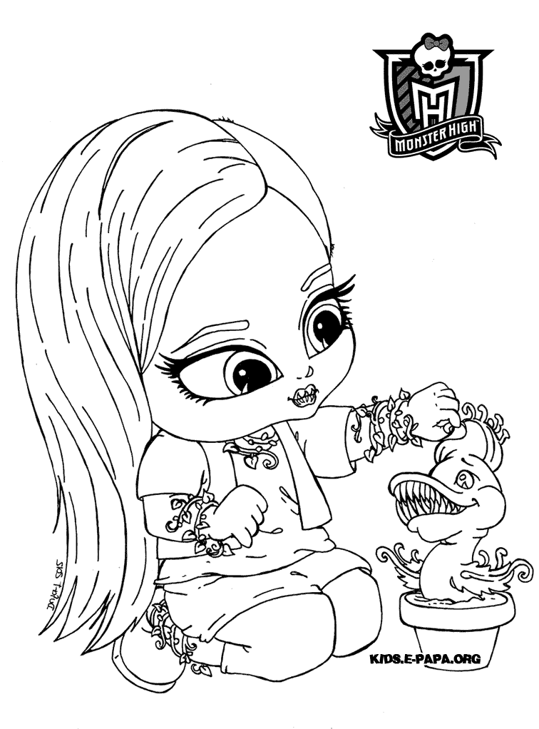 jeu de coloriage monster high a imprimer