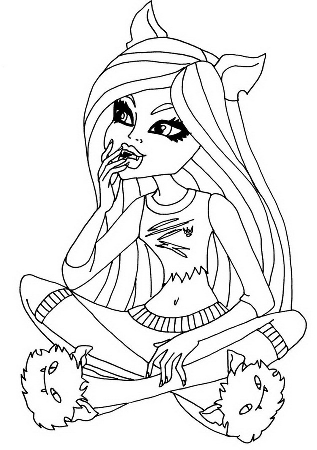 coloriage monster high cleo de nile