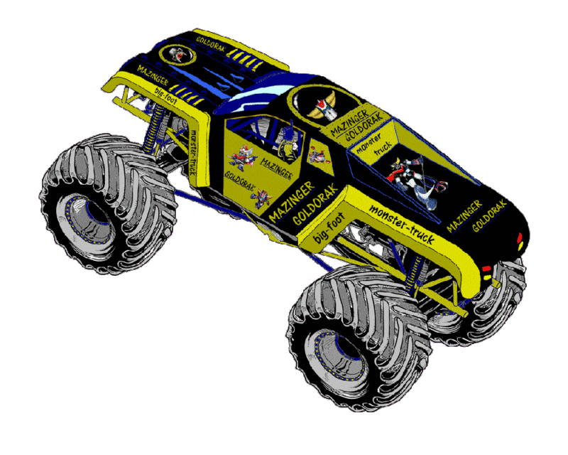 dessin  colorier monster truck en ligne