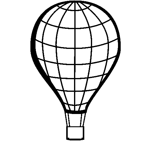 dessin � colorier gratuit a imprimer montgolfiere