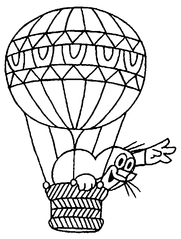 dessin magique montgolfiÃ¨re