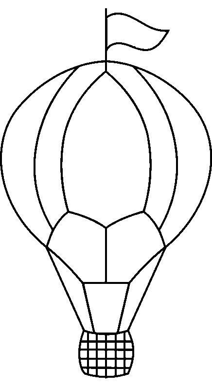 coloriage montgolfiere imprimer