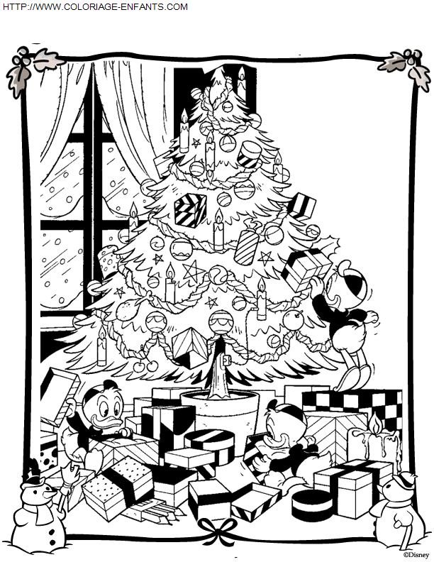 coloriage du mot joyeux noel