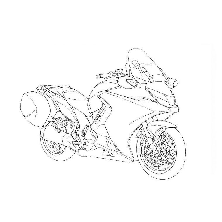 coloriage moto cross