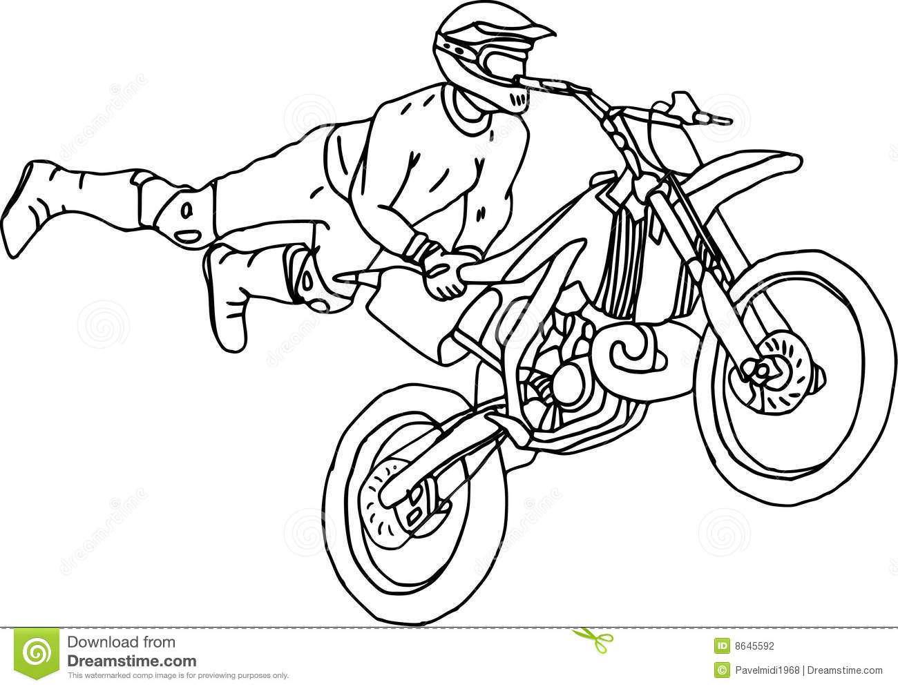 Coloriage Motos Les Beaux Dessins De Transport Imprimer Et