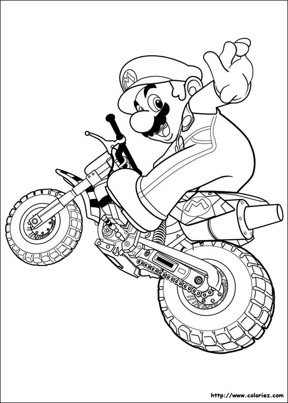 coloriage moto hugo lescargot