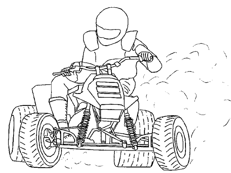 coloriage moto police