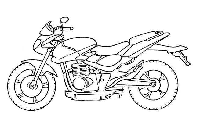 dessin moto ktm