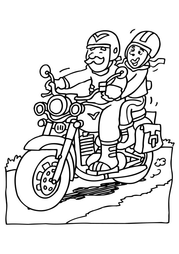 dessin moto mario