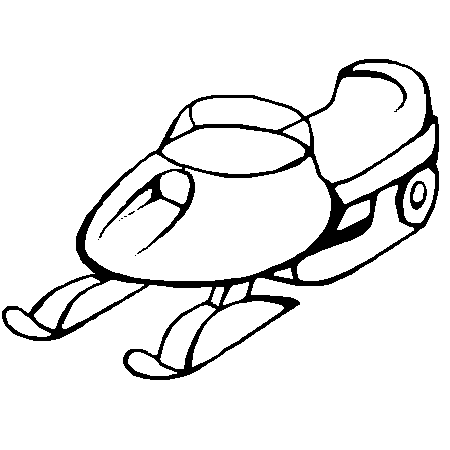 un dessin � colorier de moto