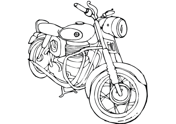 dessin à colorier moto gp imprimer