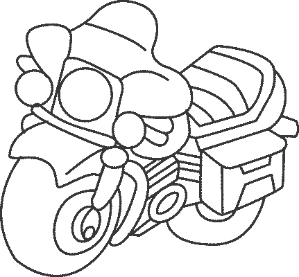 telecharger coloriage  dessiner moto