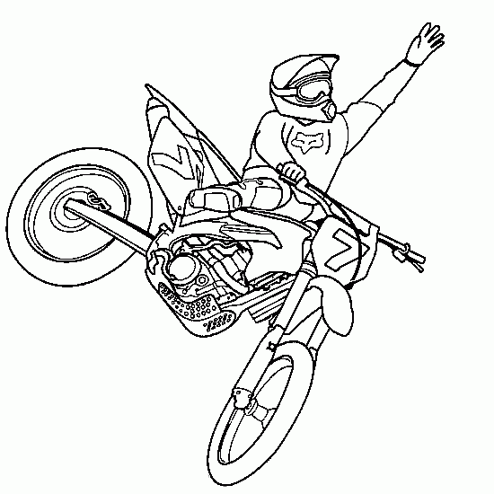 coloriage moto kawasaki