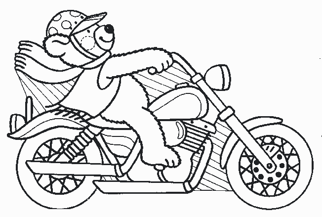 Jeux De Moto Gratuit Coloriage Moto De Cross A Imprimer