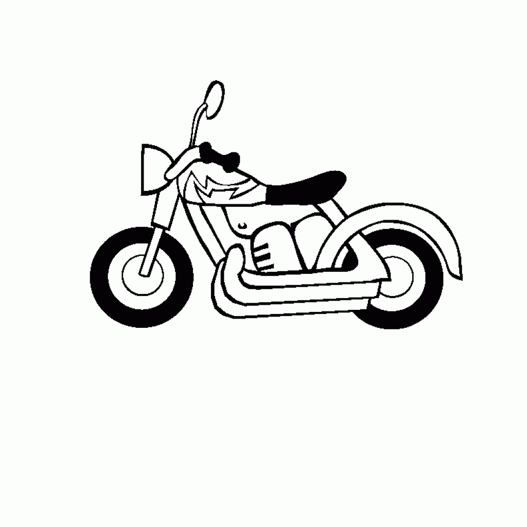 dessin � colorier moto hot wheels
