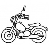 coloriage à dessiner pocket moto
