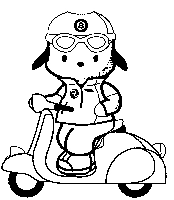 coloriage à dessiner imprimer moto suzuki