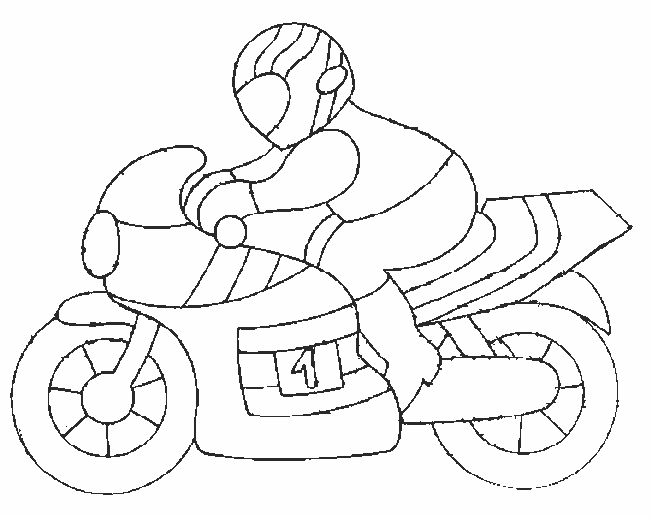 dessin moto voiture imprimer