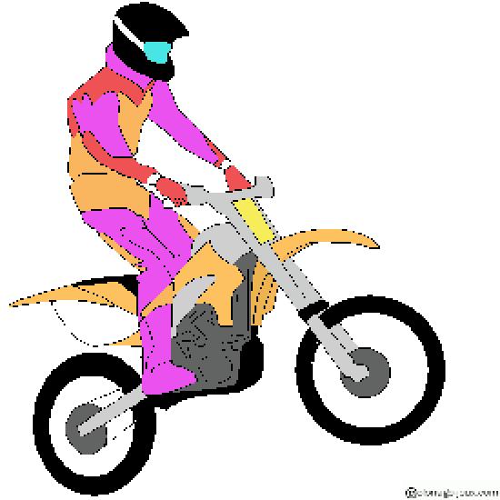 coloriage freestyle motocross