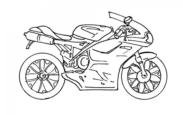 coloriage motos cross