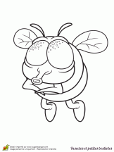 dessin à colorier mr mouche