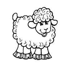 mouton pour coloriage